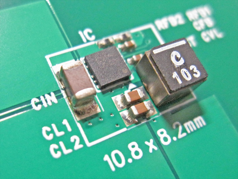 图2. XC9711系列实装电路板