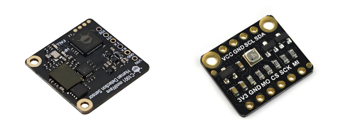 （左1）60GHz毫米波雷达 （右1） BME680气体传感器