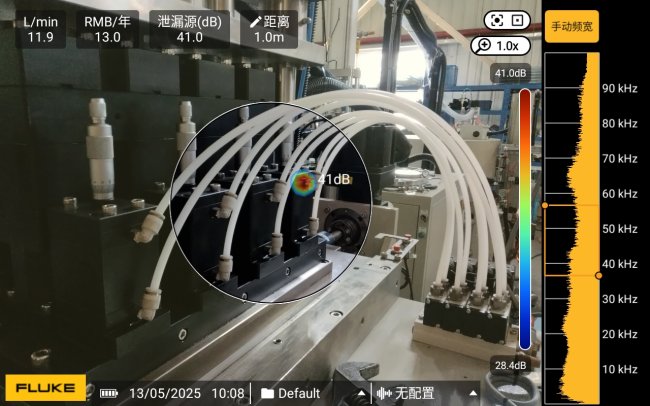 福禄克新品 ii1050C 声学成像仪，开启声热同屏检测新体验