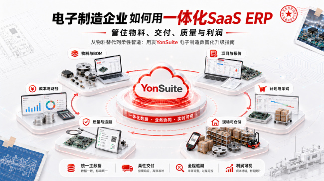 中型电子制造企业ERP选型指南：物料、交付、质量与利润全链路可控