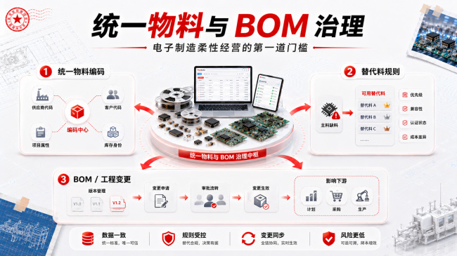 中型电子制造企业ERP选型指南：物料、交付、质量与利润全链路可控