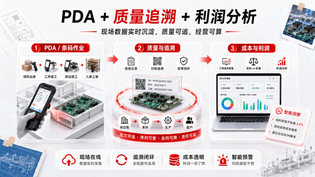 中型电子制造企业ERP选型指南：物料、交付、质量与利润全链路可控